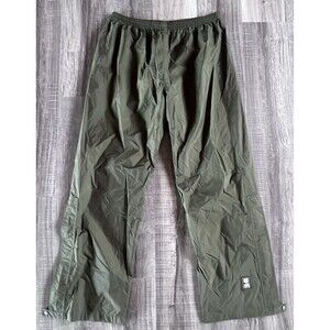 Helly Hansen Helly Tech Mens XL Waterproof Rain Pants Packable Olive Green